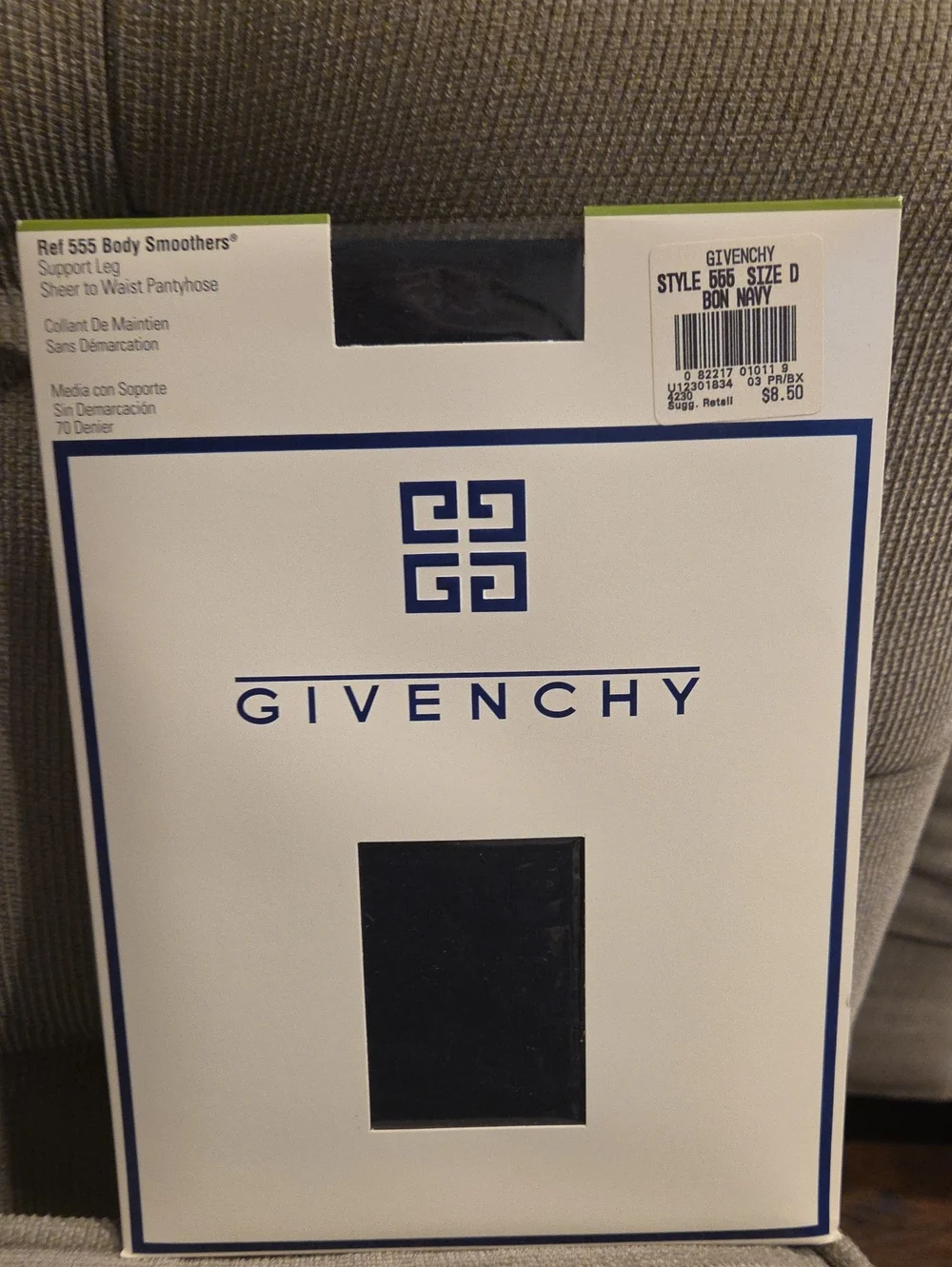 Givenchy Bon Navy  Support Pantyhose - Navy